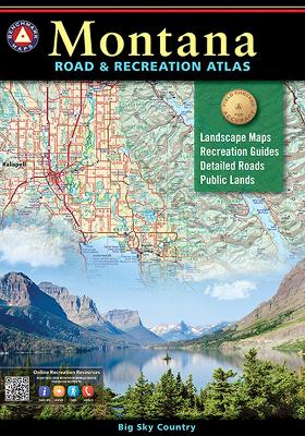 Montana Road & Recreation Atlas - Benchmark Maps