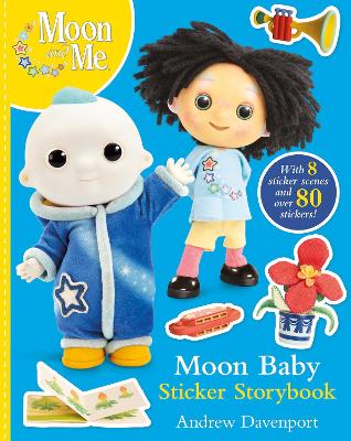 Moon Baby Sticker Storybook - Davenport, Andrew