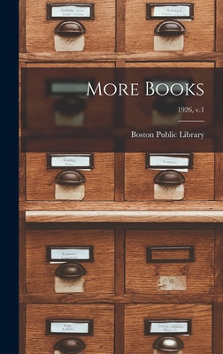 More Books; 1926, v.1 - Boston Public Library (Creator)