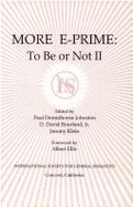More E-Prime: To Be or Not II