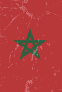 Morocco Flag Journal: Morocco Travel Diary, Moroccan Souvenir, Lined Journal to Write in