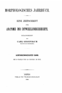 Morphologisches Jahrbuch