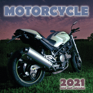 Motorcycle 2021 Mini Wall Calendar