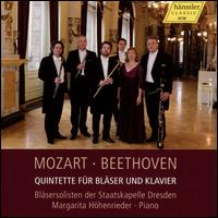 Mozart, Beethoven: Quintette fr Blser und Klavier - Dresden Staatskapelle Kammerharmonie Blsersolisten; Margarita Hohenrieder (piano)