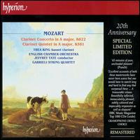 Mozart: Clarinet Concerto in A major, K622; Clarinet Quintet in A major, K581 - Gabrieli String Quartet; Thea King (clarinet); English Chamber Orchestra; Jeffrey Tate (conductor)