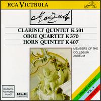 Mozart: Clarinet Quintet; Oboe Quartet; Horn Quintet - Collegium Aureum; Hans Deinzer (clarinet); Helmut Hucke (baroque oboe); Walter Lexutt (horn); Franz Josef Maier (conductor)