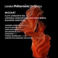 Mozart: Flute Concerto No. 2; Sinfonia Concertante for Four Winds; Bassoon Concerto - Ian Hardwick (oboe); John Ryan (horn); Jonathan Davies (bassoon); Juliette Bausor (flute); Rachel Brown (candenza);...