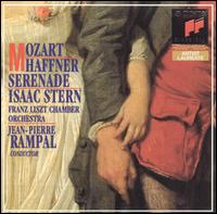 Mozart: Haffner Serenade - Isaac Stern (violin); Franz Liszt Chamber Orchestra, Budapest; Jean-Pierre Rampal (conductor)