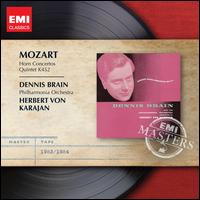 Mozart: Horn Concertos; Quintet - Colin Horsley (piano); Dennis Brain (horn); Dennis Brain Wind Ensemble; Philharmonia Orchestra; Herbert von Karajan (conductor)
