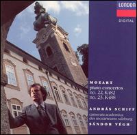 Mozart: Piano Concertos Nos. 22 & 23 - Andrs Schiff (piano); Camerata Academica Salzburg; Sandor Vgh (conductor)
