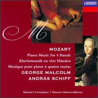 Mozart: Piano Music for Four Hands - Andrs Schiff (fortepiano); George Malcolm (fortepiano)