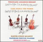 Mozart: Quintet in A, K. 581; Von Weber: Quintet in B flat, Op. 34 - Bartk Quartet; Charles Russo (clarinet); Waterloo Festival Quartet