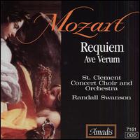 Mozart: Requiem; Ave Verum - Amy Anderson (mezzo-soprano); Kurt R. Hansen (tenor); Patrice Michaels (soprano); Robert Heitzinger (baritone);...