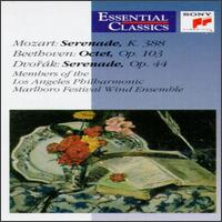 Mozart: Serenade; Beethoven: Octet; Dvoark: Serenade - Marlboro Festival Octet; Marlboro Festival Woodwind Ensemble; Pinchas Zukerman (violin); Los Angeles Philharmonic Orchestra;...