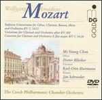 Mozart: Sinfonia Concertante, KV C14.01; Variations of Clarinet; etc [DVD Audio] - Dieter Klcker (clarinet); Jan Schroeder (horn); Karl-Otto Hartmann (bassoon); Mi-Young Chon (oboe); Czech Philharmonic Chamber Orchestra