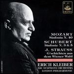 Mozart: Sinfonia No. 40; Schubert: Sinfonie Nos. 3 & 5; J. Strauss: G'schichten aud dem Wiener Wald