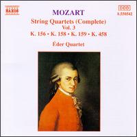 Mozart: String Quartets, K. 156, K. 158, K. 159, K. 458 - Eder Quartet
