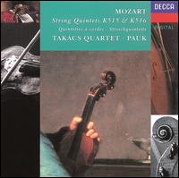 Mozart: String Quintet Nos. 2 & 3, K.515 & K.516 - Gyorgy Pauk (viola); Takcs String Quartet