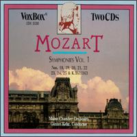 Mozart: Symphonies, Vol. 1 - Mainz Chamber Orchestra; Gnter Kehr (conductor)