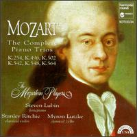 Mozart: The Complete Piano Trios - Mozartean Players; Myron Lutzke (cello); Stanley Ritchie (violin); Steven Lubin (fortepiano)