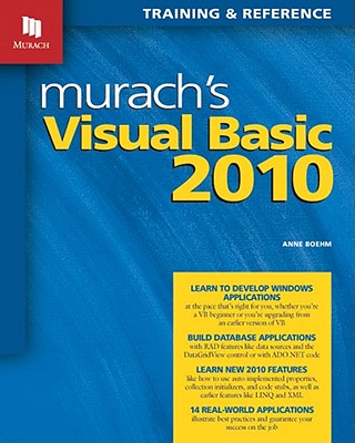 Murach's Visual Basic 2010 - Boehm, Anne