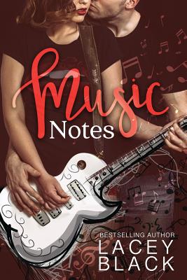 Music Notes - Black, Lacey