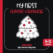My First Advent Calendar: High Contrast Christmas Baby Book