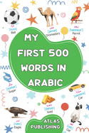 My first bilingual Arabic English picture book: 500 words of the classical Arabic language - A visual dictionary with illustrated words on everyday themes - Learn Arabic vocabulary for kids and beginner adults