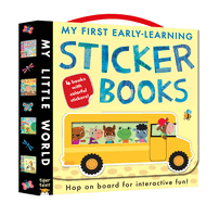My First Early-Learning Sticker Books Boxed Set: 4 Books with Colorful Stickers!