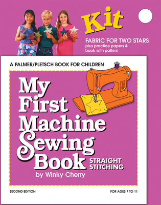 My First Machine Sewing Book Kit: Straight Stitching - Cherry, Winky