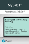 Mylab It With Pearson Etext Access Code for Exploring 2021 + Visualizing Technology, Ninth Edition