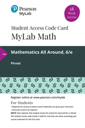Mylab Math with Pearson Etext -- 18 Week Standalone Access Card -- For Mathematics All Around with Integrated Review