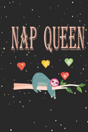 Nap Queen: Cute Sloth Daily For Kids To Write In.