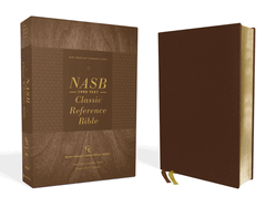 Nasb, Classic Reference Bible, Genuine Leather, Buffalo, Brown, Red Letter, 1995 Text, Comfort Print
