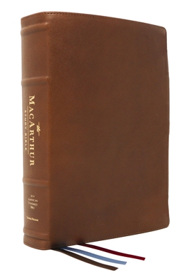 Nasb, MacArthur Study Bible, 2nd Edition, Premium Goatskin Leather, Brown, Premier Collection, Comfort Print: Unleashing God's Truth One Verse at a Time - MacArthur, John F (Editor), and Thomas Nelson