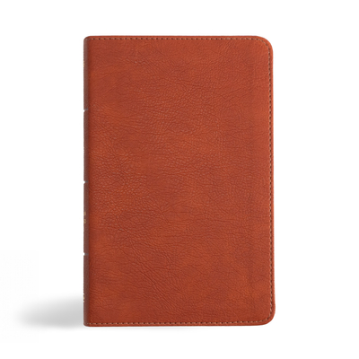 NASB Personal Size Bible, Burnt Sienna Leathertouch - Holman Bible Publishers