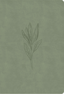 NASB Super Giant Print Reference Bible, Sage Suedesoft Leathertouch