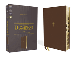 Nasb, Thompson Chain-Reference Bible, Leathersoft, Brown, 1995 Text, Red Letter, Comfort Print