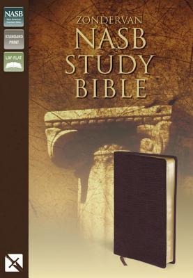 NASB, Zondervan NASB Study Bible, Bonded Leather, Burgundy, Red Letter Edition - Barker, Kenneth L. (General editor), and Burdick, Donald W. (Editor), and Stek, John H. (Editor)