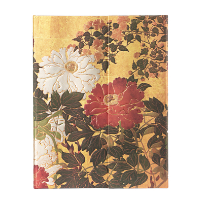 Natsu (Rinpa Florals) Ultra Lined Hardback Journal (Wrap Closure) - Paperblanks