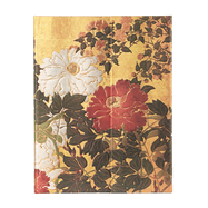 Natsu (Rinpa Florals) Ultra Unlined Hardback Journal (Wrap Closure)