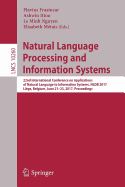Natural Language Processing and Information Systems: 22nd International Conference on Applications of Natural Language to Information Systems, Nldb 2017, Lige, Belgium, June 21-23, 2017, Proceedings