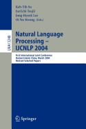 Natural Language Processing - Ijcnlp 2004: First International Joint Conference, Hainan Island, China, March 22-24, 2004, Revised Selected Papers