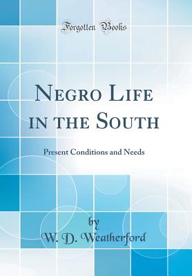 Negro Life in the South: Present Conditions and Needs (Classic Reprint) - Weatherford, W D