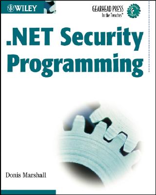 .Net Security Programming - Marshall, Donis