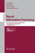 Neural Information Processing: 13th International Conference, Iconip 2006, Hong Kong, China, October 3-6, 2006, Proceedings, Part III