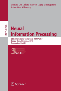 Neural Information Processing: 20th International Conference, Iconip 2013, Daegu, Korea, November 3-7, 2013. Proceedings, Part I