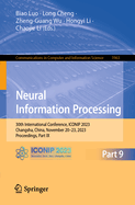 Neural Information Processing: 30th International Conference, ICONIP 2023, Changsha, China, November 20-23, 2023, Proceedings, Part IX