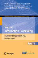 Neural Information Processing: 31st International Conference, ICONIP 2024, Auckland, New Zealand, December 2-6, 2024, Proceedings, Part XIV