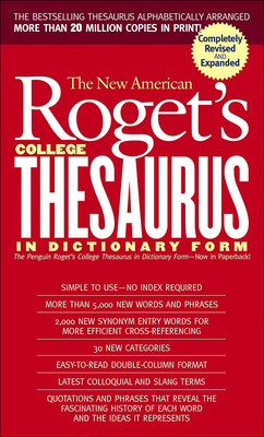 New American Roget's College Thesaurus in Dictionary Form - Morehead, Philip D